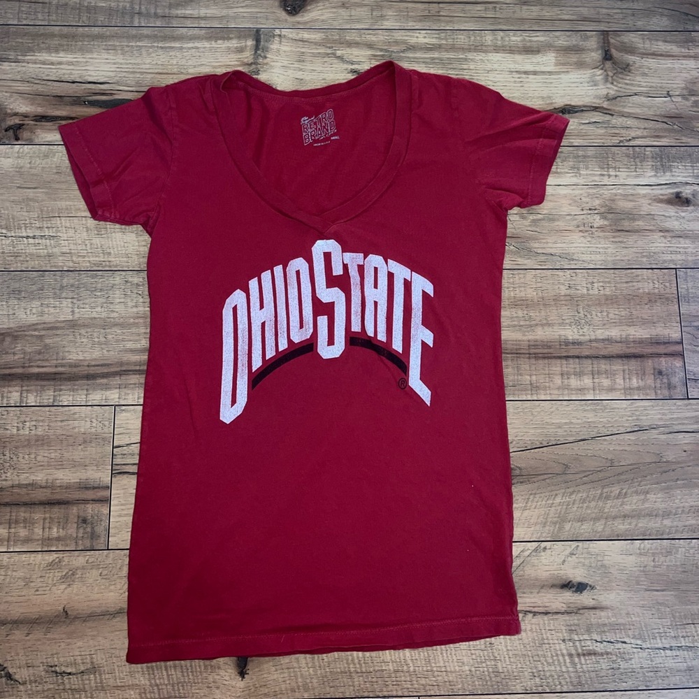 vintage ohio state v-neck t-shirt 13